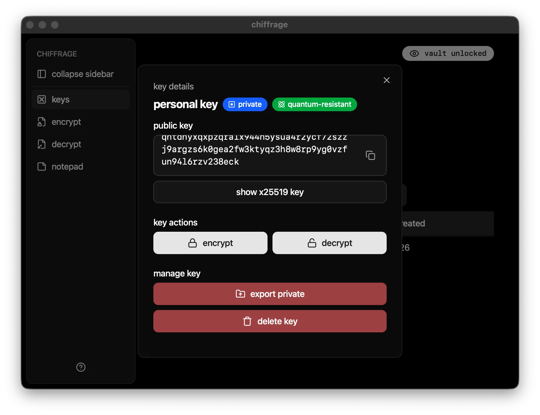 key info